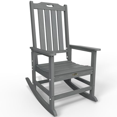 THOEOE Oversized Rocking Chair, Outdoor Rocking Chair for Adults, All