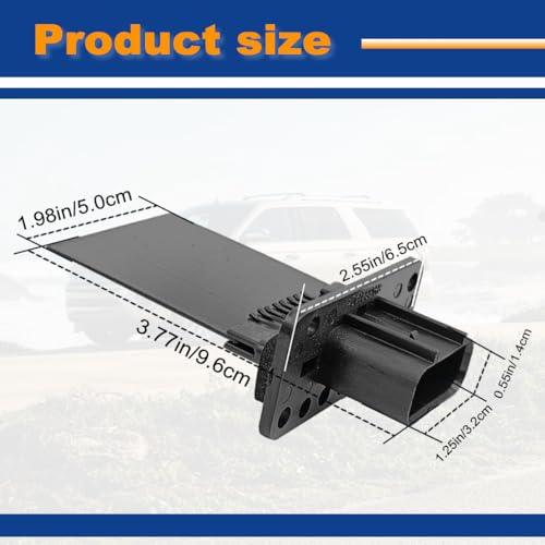 Image of YH-1715 HVAC Blower Motor Resistor Replacement for Ford Expedtion Escape F150 F250 F350 Super Duty Mustang Lincoln Mark LT Mercury Mariner Replaces 3F2Z-18591-AA