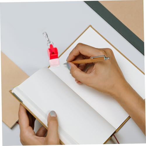 Lurrose 10 cubiertas para silbatos con protector y caja de almacenamiento miniatura 6