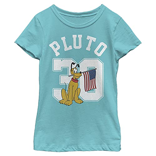 T-shirt Pluto Disney fille XS bleu anti-irritation doux pour peaux sensibles