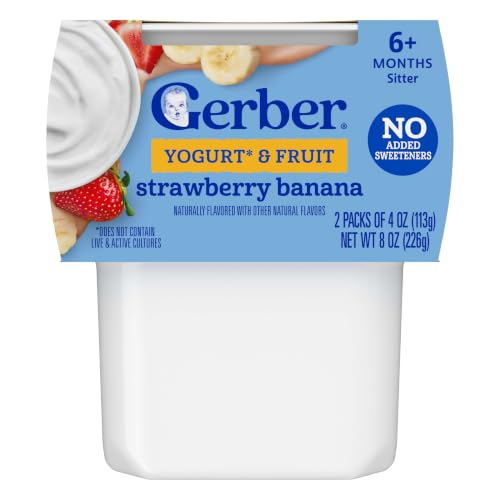 Gerber Stage 3 Strawberry Banana Yogurt Baby...