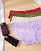 LEVAO Lace Underwear for Women Lace Bikini Panties Cheeky Lace Underwear Soft Breathe Briefs Ropa Interior Mujer Multipack 6 Pack