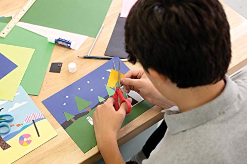 Tru-Ray Heavyweight Construction Paper, Cool Assorted Colors, 12" X 18", 50 Sheets (102943) #TOP6