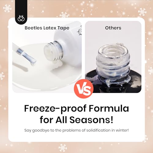 beetles Gel Polish Látex líquido para unhas: Protetor de cutícula simples de 15 ml para esmalte de u