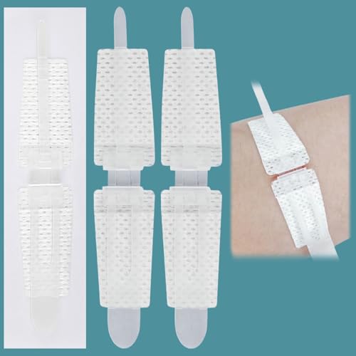3 Pcs Adhesive Bandages, Wound Closure Strips Butterfly Suture Bandages Zip Sticker Emergency Laceration Closure Kit