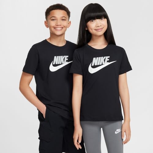 Nike Unisex Kinder Futura Hbr T-Shirt, Schwarz, 128-137 EU EU