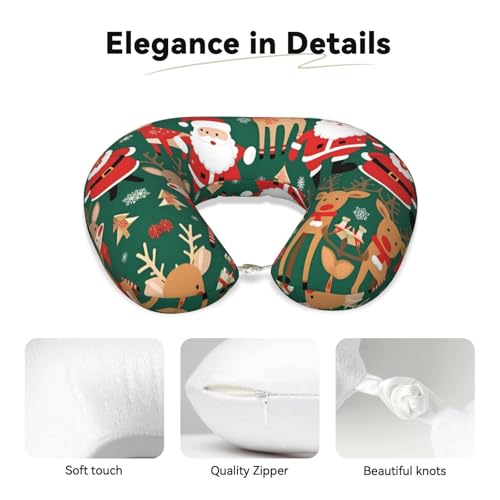Almohada cervical de espuma viscoelástica para viaje miniatura 3