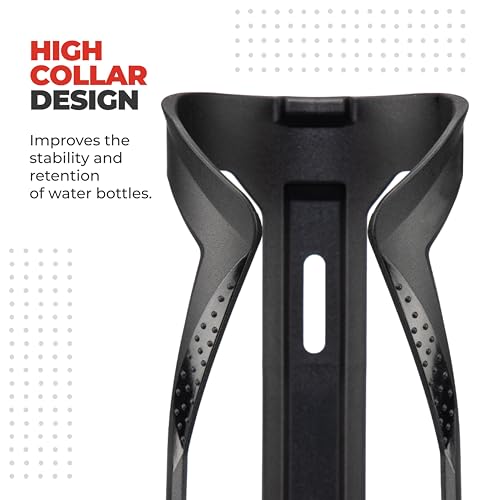 Pro Bike Tool PBT-WBH-LWBLK Carbon Composite Water Bottle Cage - Lightweight Bike Bottle Holder thumb #5