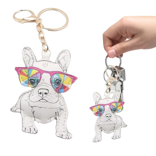 Charms per borse, Charm borsa, Bag charm, Ciondoli per borse, Bulldog francese portachiavi, Portachiavi borsa per la Famiglia i Propri Cari e Gli Amici