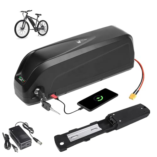 Batería de iones de litio de 52V para rutas largas en bicicleta eléctrica de montaña con cargador
