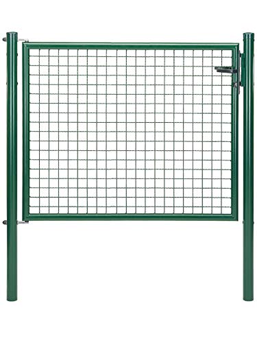 Preisvergleich Produktbild Alberts 650216 Wellengitter-Einzeltor / verschiedene Breiten und Höhen - wahlweise in verschiedenen Farben / grün / Breite 125 cm / Höhe 100 cm