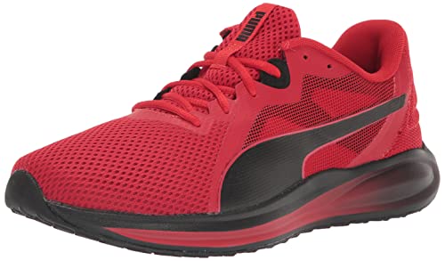 PUMA Mens Twitch Runner Am Lace Up Sneakers Shoes Casual - Red