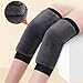 HDNSAUD Winter Protective Knee Pads 1 Pair Winter Warm Knee Pads for Women Men Old People Cold Leg Arthritis Kneepad Knee Support Running Knee Protector(Black,M)