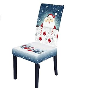 Kerststoelhoes Kerstboom Kerstmanstoelbeschermer voor eetkamerstoelen Stoelhoes voor kerstfeestdecoratie,B,2 PCS