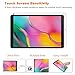 Gjinniuk [2 Pack Screen Protector For Galaxy Tab A 10.1 Inch 2019 Model SM-T510/T515/T517, Tempered Glass Screen Film Guard For Samsung Tablet Tab A 10.1 Anti-Scratch 9H Hardness Bubble-free Clear