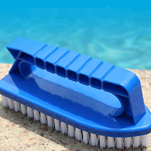 2 Stück Poolbürsten Reinigungsbürste Schwimmbad Bürste mit Griff Pools Algenbürste Schwimmbadbürste Handbürste Scheuerbürste Pools Bodenbürste Pool Reinigungszubehör für Poolwand und Poolboden