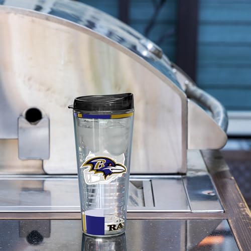 Image of Rico Industries NFL Football Double Wall Classic 16oz Or 20oz Tritan Tumbler W Lid