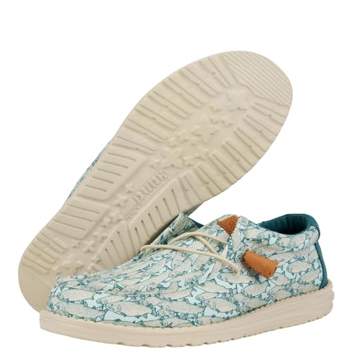 Hey Dude Men's Wally Fish Camo | Men's Shoes | Men Slip-on Loafers | Comfortable & Light-Weight3