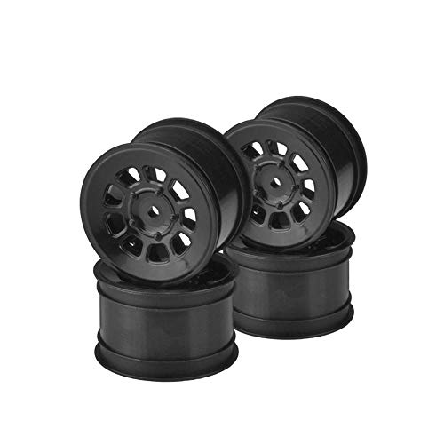 JConcepts Inc. 9 Shot - B7 | B6.4 | B74.2| YZ2 | YZ4 | XB2 | XB4 | LD3 | L1R 2.2" Rear Wheel Black - 4pc JCO3398B Electric Car/Truck Option Parts