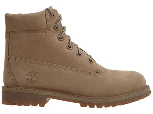 Image of Timberland 6 inch Waterproof Boots Unisex Juniors (6.5 Big Kid M, Tan Monochromatic (Gopher))