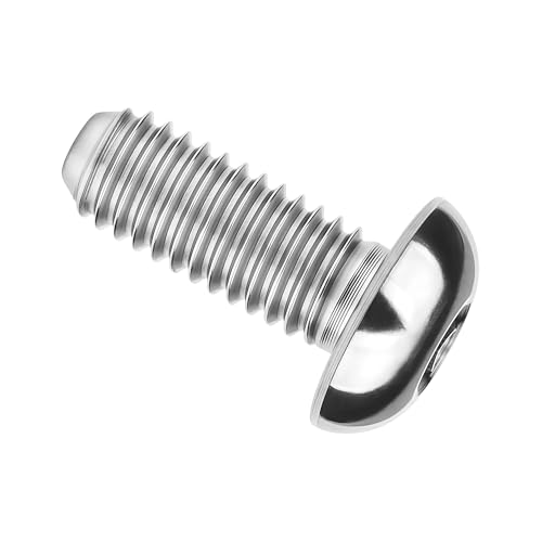 Image of Titanium Bolt M3 8 10 12 15mm Allen Key Head Screws for Bicycle Pack of 4 (Normal Titanium, M3x12mm)
