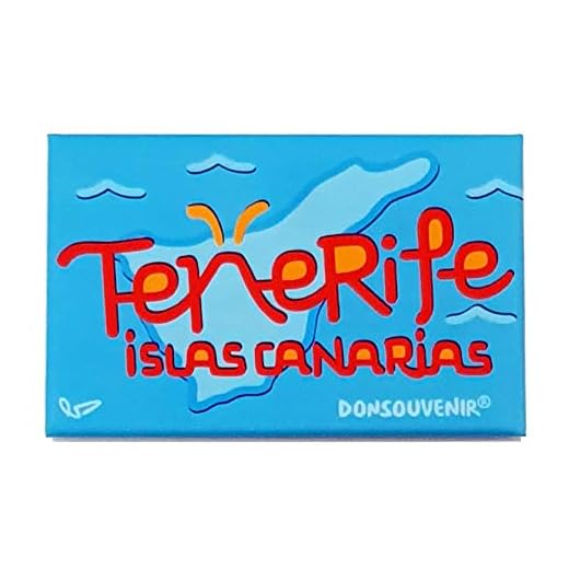 DONSOUVENIR MAGNETICO Isla DE Tenerife. Modelo: Logo Mapa. IMAN