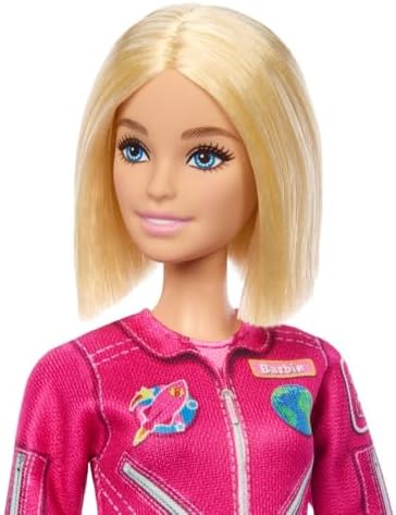 Barbie Çıkarılabilir pembe uzay kıyafeti, ayakkabıları ve kask aksesuarıyla Barbie Kariyer Bebekleri astronot bebek, 2026 yılının kariyeri, JKF77 - Görsel 2