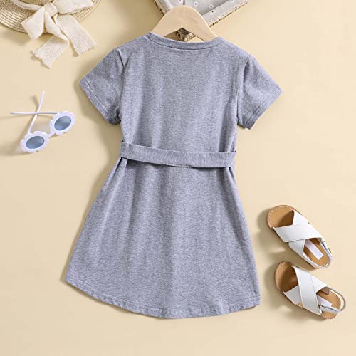 Girls Child Shoert Sleeve Solid Bow Summer Beach Party Dresses Dress Big Girls Long Sleeve Christmas Dress3
