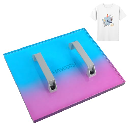 HTV Cooling Block for T Shirt,Portable Heat Press Cooing Tool Without Moving,Cooling Fast & Distribute Heat Evenly,Accessories for Iron on Vinyl,DTF Film,Heat Transfer Projects (12"x10") by HAWERSI - Used condition - US$43.69