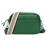 Gyios Damen-Umhängetaschen Leder -schulterhandtaschen Crossbody Taschen Klein Für Reiseinkäufe-Green-a