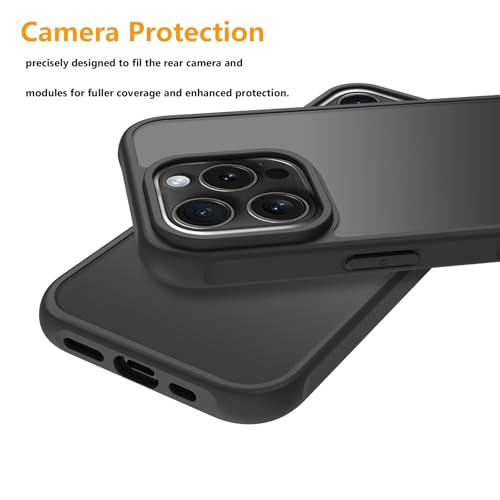 Image of iPhone 16 pro Case,Translucent Matte(Black)