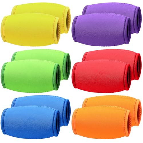 WinnerWhy 12 Pcs Football Chin Strap Cover Football Helmet Chin Pad Cover Compatible with Virtually All Football Helmets
