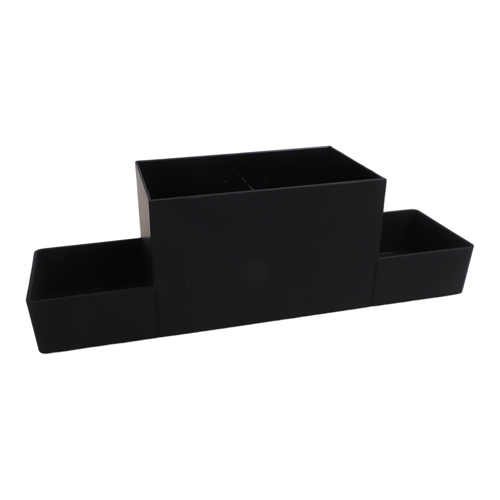 FUBESK Ensemble de rangement d'évier de cuisine avec 2 distributeurs de savon de 350 ml, porte-éponge, brosse et plateau d'égouttement, ABS pour comptoir en plastique pour panier de lave-vaisselle