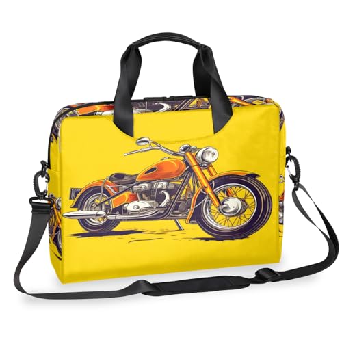 Bolso para Laptop 16 Pulgadas Amarillo Vintage Impermeable miniatura 1