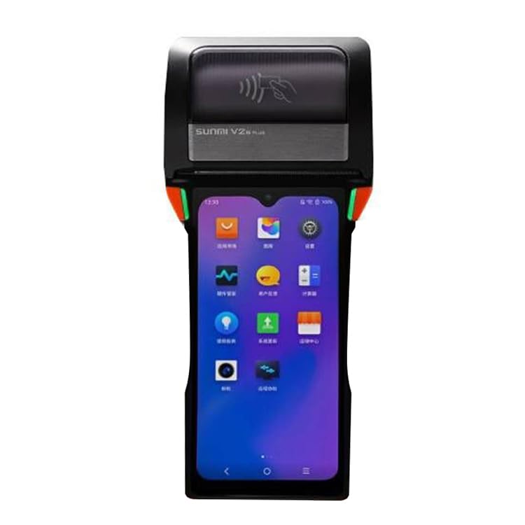 SUNMI V2s Plus 2D: 4G Android Mobiler med USB-C, BT, WLAN, NFC, GPS