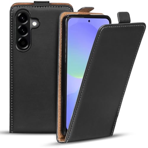 Verco Étui de protection à rabat pour Samsung Galaxy A57 5G - À rabat vertical - Noir
