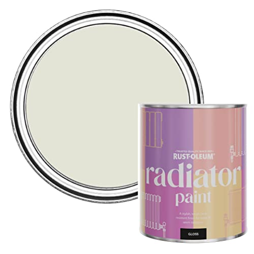 Rust-Oleum Beige Heat Resistant Radiator Paint in Gloss Finish - Portland Stone 750ml
