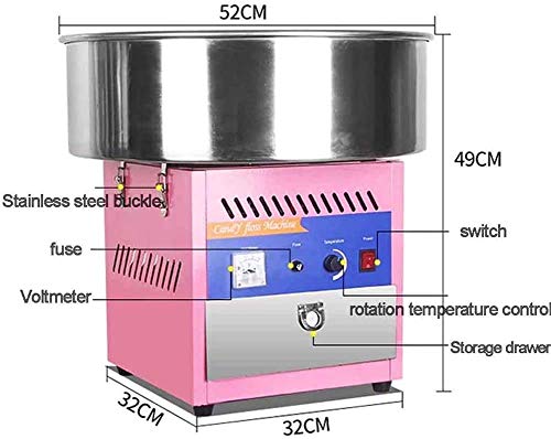 AJH Zuckerwatte-Hersteller Zuckerwatte-Maschine, elektrische Zuckerwatte-Hersteller für Party, Karneval, Geburtstag – Bild 3
