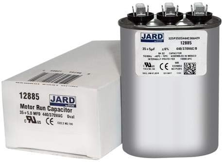 Jard Replacement for GE Genteq Oval Capacitor 35 5 uf MFD 440 Volt  