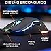 THE G-LAB Combo Carbon Pack Teclado y Ratón Gamer RGB - Teclado...