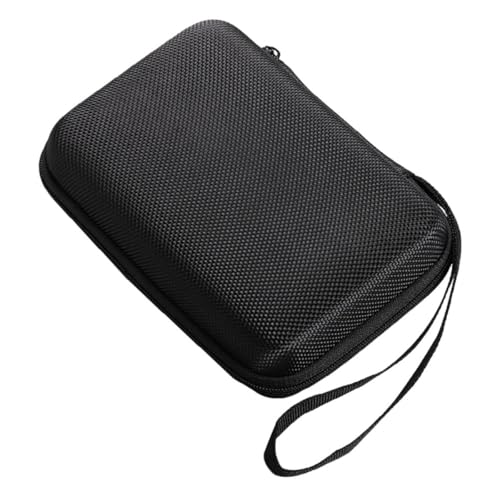 jojofuny Portable Eva Zipper Electronics Organizer Bag 2.5-inch Hard Drive Case Earphone Storage Pouch Multipurpose USB Cable Carrying Case for Travel and Digital Accessories Black