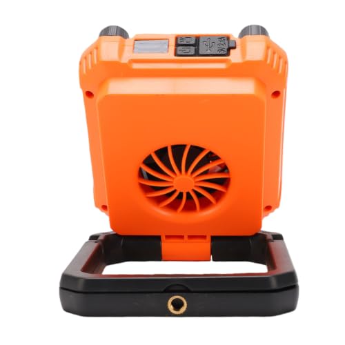 Ventilador 100 velocidades sin escalones con luz recargable USB 8
