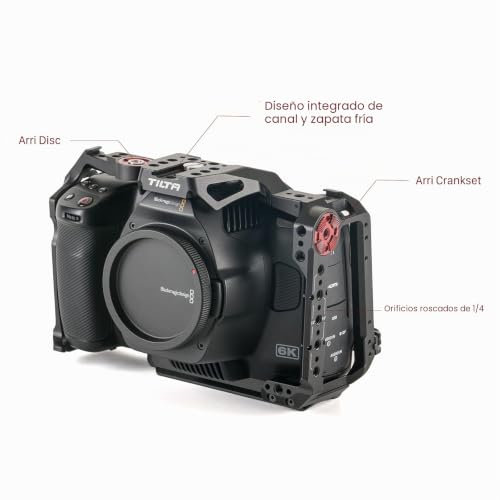 Miniatura 2 de Tilta Jaula De Cámara Completa Compatible Con Bmpcc 6k Pro - Negro Ta-T11-Fcc-B