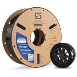 Siraya Tech Rebound PEBA 85A - Filamento flexible super-TPU | Durometro 85A más suave para una flexibilidad superior | 62% de retorno de energía, ligero, resistente gracias al nailon (Negro, 800 g)