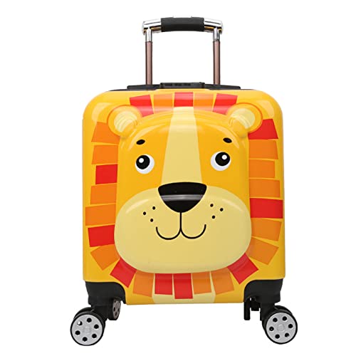 AMONIDA Toddler Suitcase, Unisex 18in Kids Luggage for Outdoor