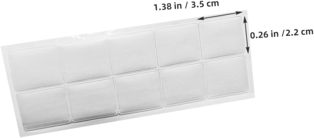 Veemoon 10sheets Invisible Storage Bag for Necklace Self-adhesive Jewelry Pouches Necklace Making Supplies Lightweight and Portable