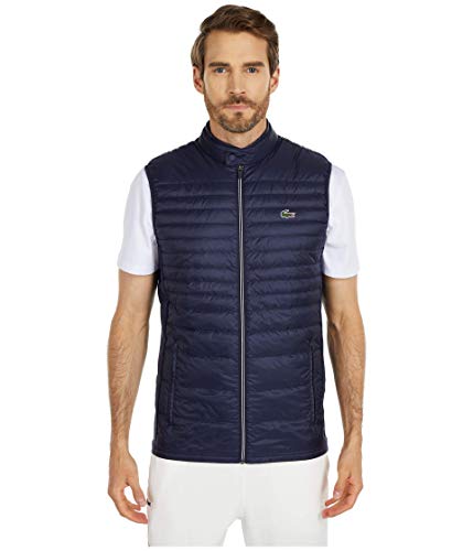 Lacoste Mens Sport Padded Golf Vest Jacket, Navy Blue/Navy Bluenavy Blue, Small Us #TOP2