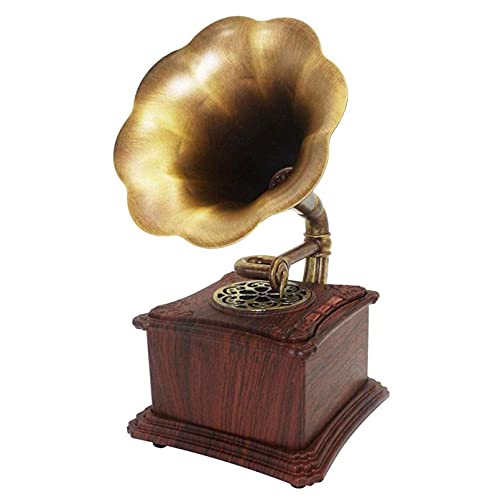 Tourne-Disque rétro, boîte à Musique en Bois Massif, Mini Vintage rétro Style Classique, phonographe, Forme Gramophone, Haut-Parleur stéréo, Son S - Les Beatles, Paul McCartney, John Lennon, RIngo Starr, George Harrison Tourne-Disque rétro, boîte à Musique en Bois Massif, Mini Vintage rétro Style Classique, phonographe, Forme Gramophone, Haut-Parleur stéréo, Son S