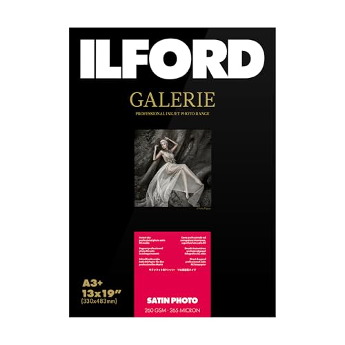 Papier photo Ilford Galerie Lustre Satiné A3+ pour réussir vos tirages d'exposition