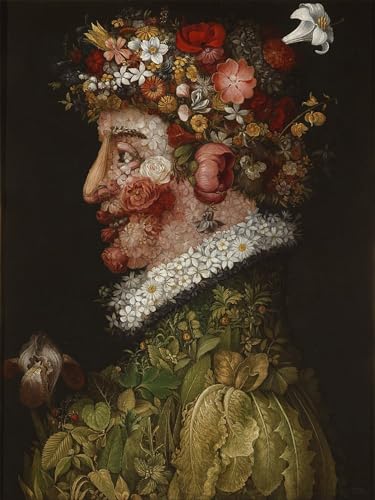 Affiche Arts Arcimboldo toile décoration murale salon tableau 60x90